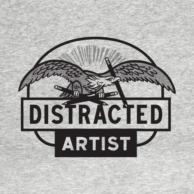 Distracted Artist - One Color by sombreroinc